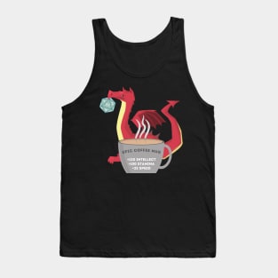 Epic Coffee Mug with Dragon and Twenty Sided Dice for Gamers Tank Top